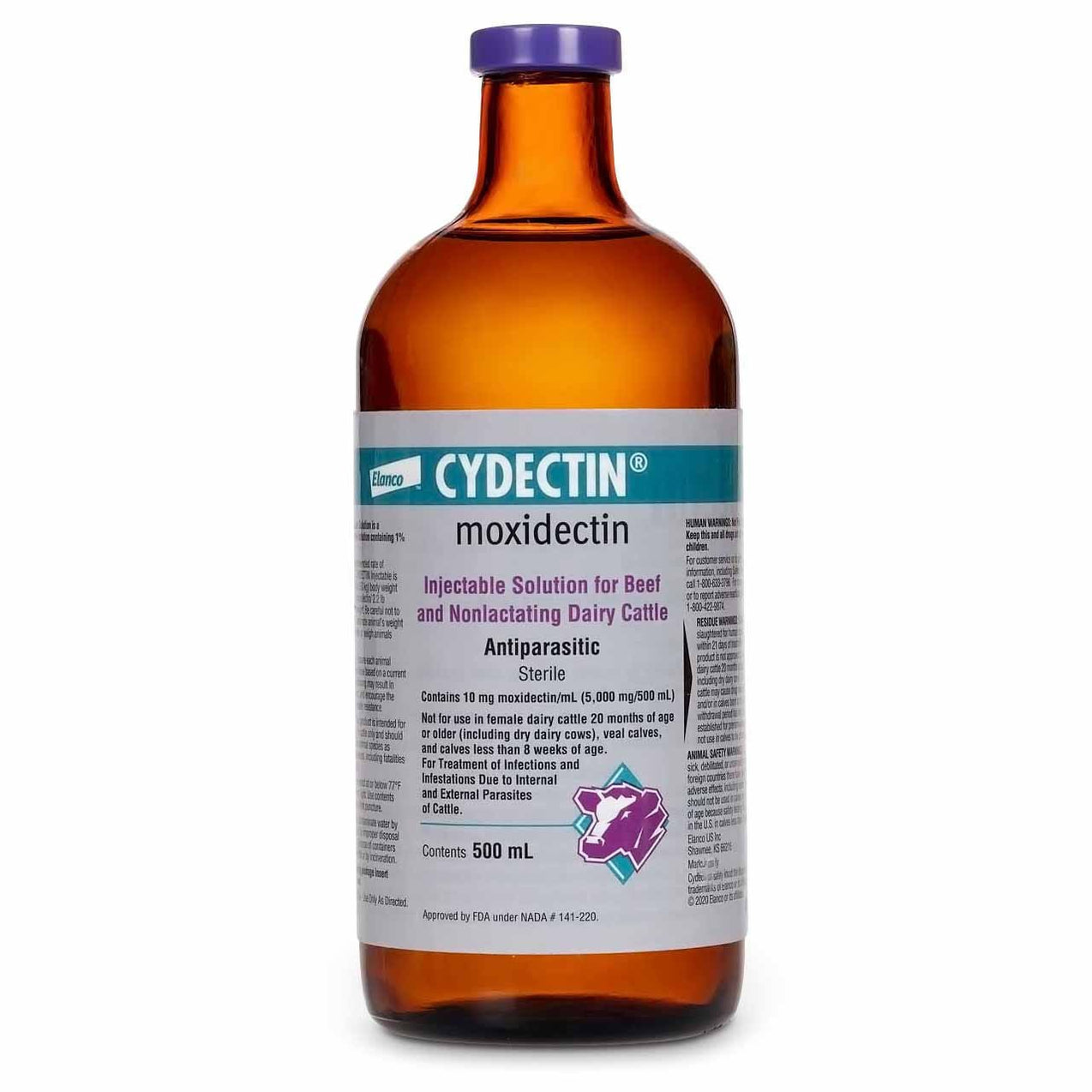 Cydectin Injectable Cattle Dewormer with Moxidectin — Jeffers