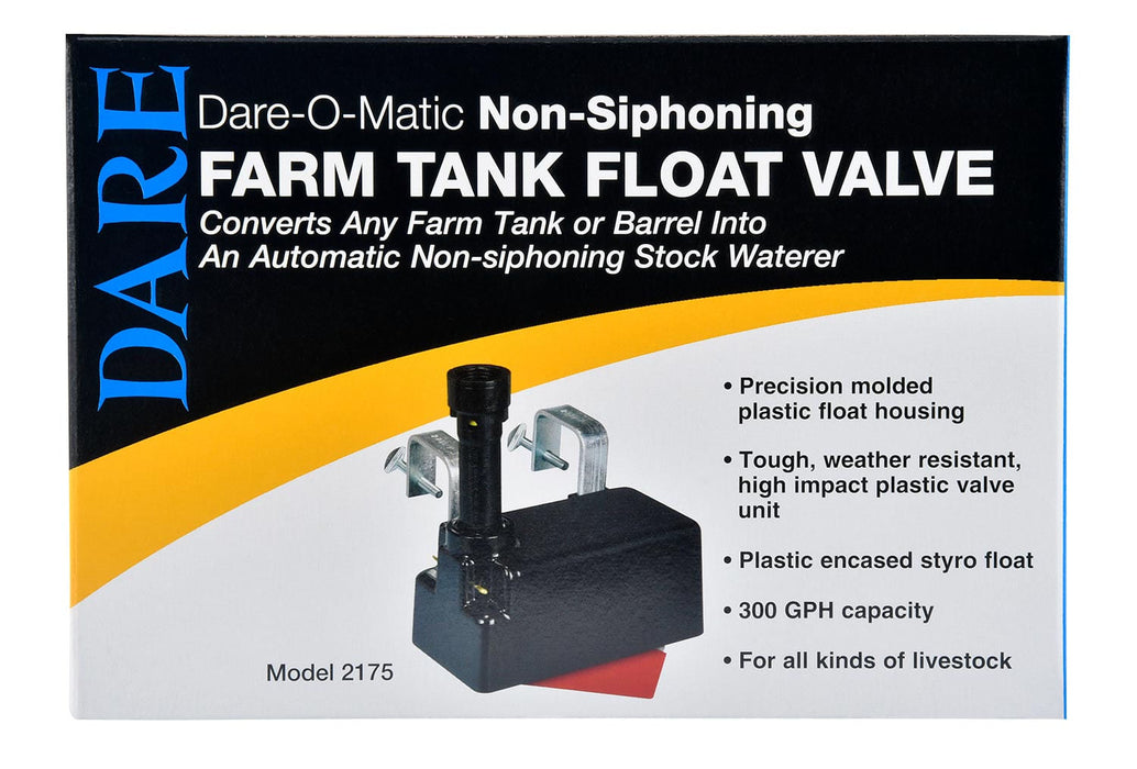 Dare Automatic Float Valves - Non-Siphoning Plastic Case Float Valve  