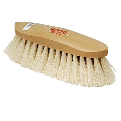 Decker #50 "The Showman" White Grip-Fit Brush -   