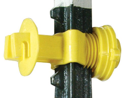 Dare Western Screw - Tight T - Post Insulators for Wire, pack of 25 - Jeffers - Farm & Ranch Supplies > Fencing & Barriers