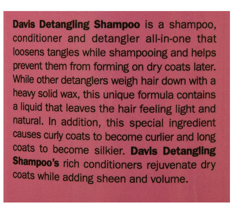 Davis Detangling Shampoo - Detangling Shampoo, gallon  