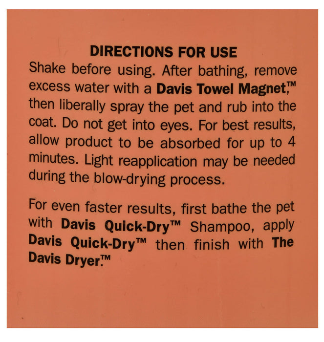 Davis Quick-Dry Spray - Quick-Dry Refill, gallon  