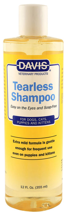 Davis Tearless Shampoo for Dogs and Cats - Davis Tearless Shampoo, 12 oz  