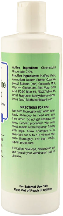 Davis Chlorhexidine (2%) Pet Shampoo for Dogs and Cats - 12 oz Chlorhexidine Shampoo (2%)  