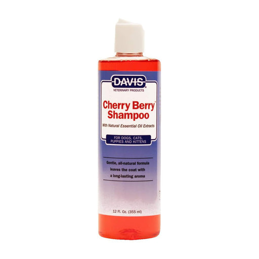 Davis Cherry Berry Pet Shampoo for Dogs & Cats - DAVUQ - Red - 12 oz - 1 - 1