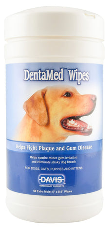 Davis Dental Wipes, 50 ct