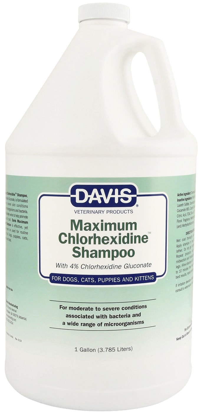 Davis Maximum Chlorhexidine (4%) Shampoo - Jeffers - Animal & Pet Supplies > Pet Grooming > Pet Shampoo & Conditioner