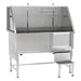 Davis Professional Stainless Steel Bathing Tub for Dogs - DDNM - 53"H x 27.5"W x 50"L - 2