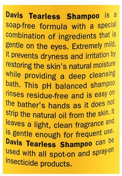 Davis Tearless Shampoo for Dogs and Cats - Jeffers - Animal & Pet Supplies > Pet Grooming > Pet Shampoo & Conditioner