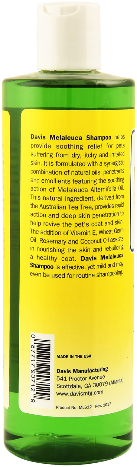 Davis Melaleuca Shampoo for Dogs and Cats - Davis Melaleuca Shampoo, 12 oz  