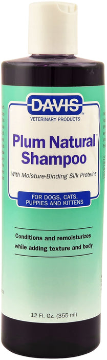 Davis Plum Natural Shampoo for Dogs - Plum Natural Shampoo, 12 oz  