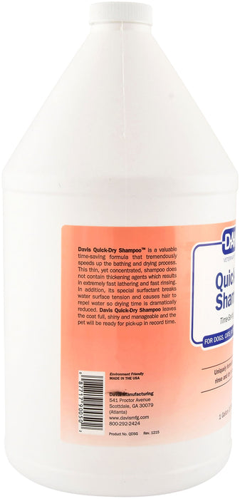 Davis Quick-Dry Shampoo, Gallon -   