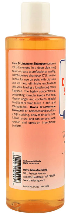 D'Limonene Shampoo - D'Limonene Shampoo, 12oz  