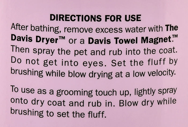 Davis Fluff-Out - Davis Fluff-Out, Gallon  