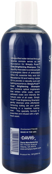 Simply Pure Coat Brightening Shampoo - Simply Pure Coat Brightening Shampoo, 16 oz RTU  