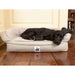 EZ-Wash Fleece Headrest Dog Bed, 27 x 21" - Silver Sage  