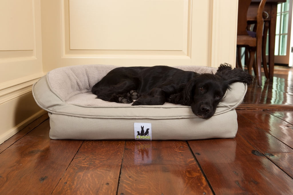 EZ-Wash Poly Headrest Dog Bed, Small - Slate  