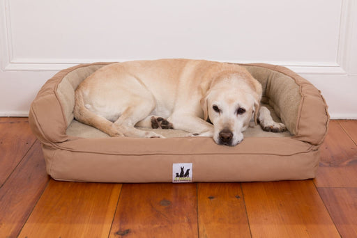 EZ-Wash Poly Headrest Dog Bed, Large - Tan  