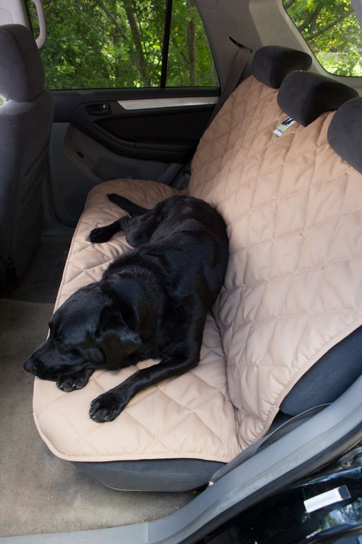 Back Seat Protector for Dogs, Large - Tan  