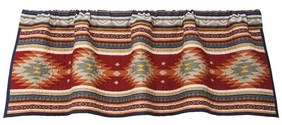 Del Sol Aztec Design Kitchen Valance - Jeffers - Home Goods & Gifts > Home Decor and Candles for Home Improvement