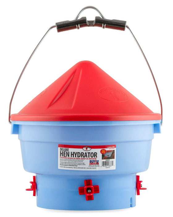 Deluxe Hen Hydrator, Red/White - Jeffers - Poultry Supplies > Poultry Supplies