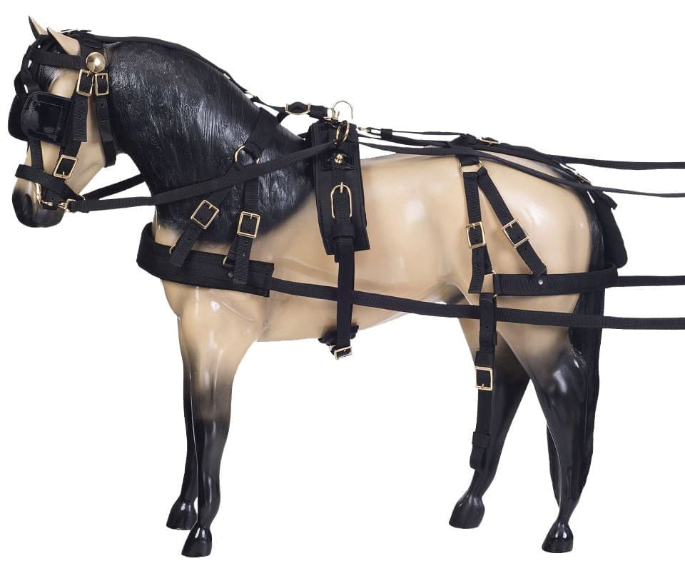 Deluxe Nylon Miniature Horse Harness for Driving — Jeffers