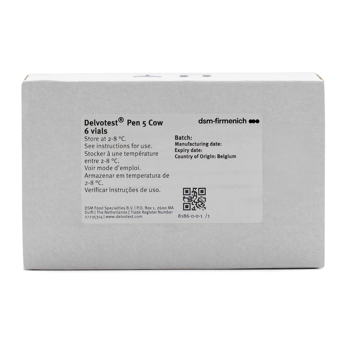 Delvotest Cattle Penicillin 5 ppb Control, 6 - Pack - GBA3 - 6/box - 3
