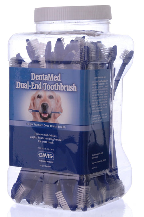 DentaMed Dual - End Pet Toothbrush for Dogs & Cats - DAVA6 - Single - 4