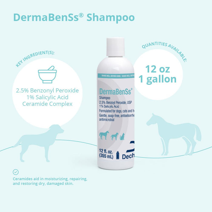 DermaBenSs Medicated Antimicrobial Shampoo for Dogs, Cats & Horses - 013DP-24012 - 1 Gallon - 3