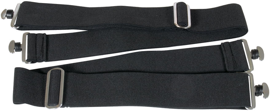 Jeffers Detachable Elastic Horse Surcingle Straps, Black