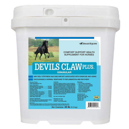 Devil's Claw Plus, Comfort Support Health Supplement for Horses, Granular - SMACB - 20 lbs - 9