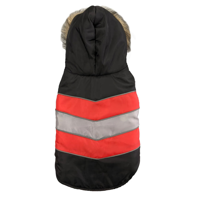 Diagonal Puffy Stripe Coat - Jeffers - Dog Supplies > Dog Apparel