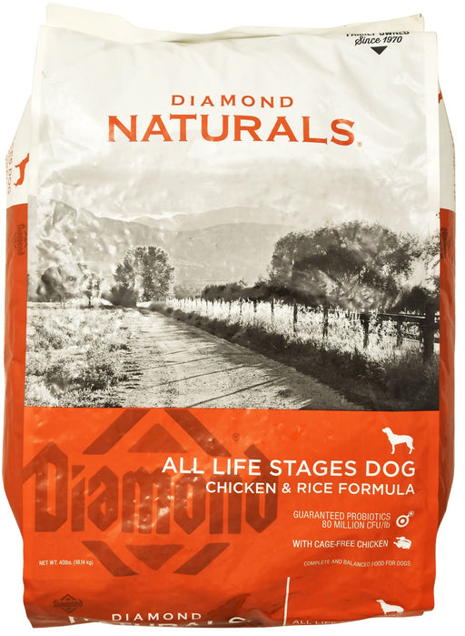 Diamond Naturals Chicken & Rice Formula, 40 lb - Jeffers - Dog Supplies > Dog Food > Dry Dog Food