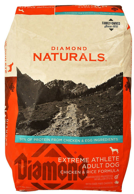 Diamond Naturals Extreme Athlete Adult Dog Food, Chicken & Rice Formula - Jeffers - Dog Supplies > Dog Food > Dry Dog Food