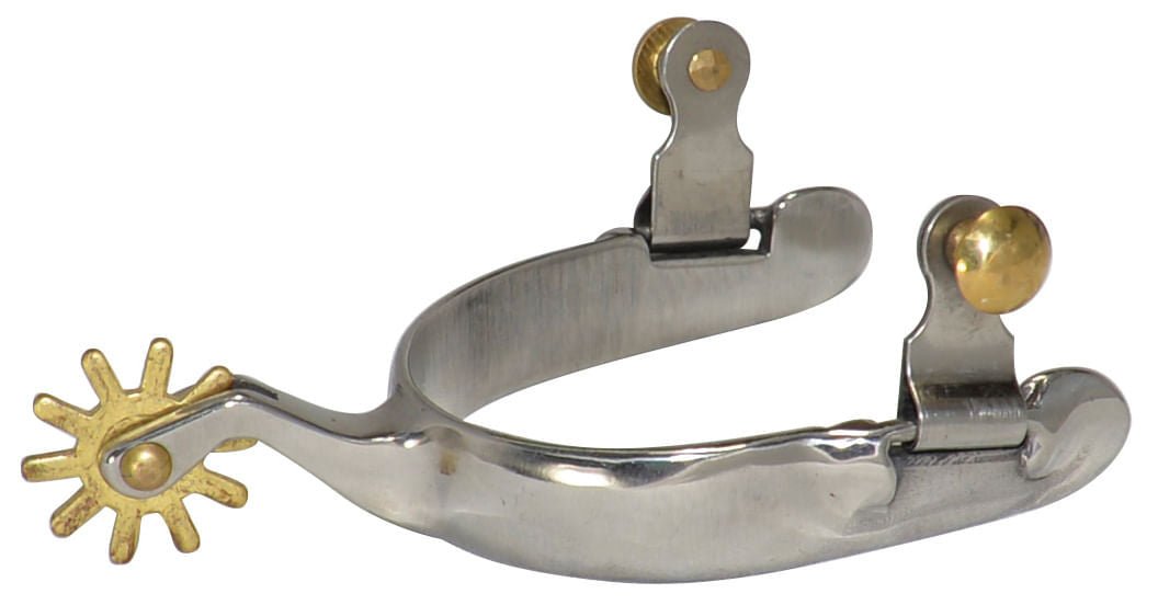 Diamond R Offset Pleasure Men's Spurs - Jeffers - Horse Supplies > Horse Tack > Stirrups