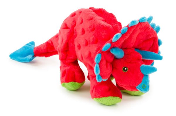 Dinos Frills Triceratops Dog Toy - Jeffers - Dog Supplies > Dog Toys