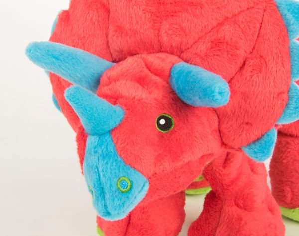 Dinos Frills Triceratops Dog Toy - Jeffers - Dog Supplies > Dog Toys