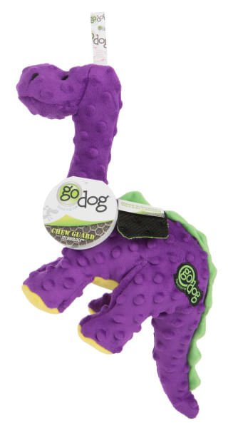 goDog Dinos Purple Bruto Brontosaurus Dog Toy — Jeffers