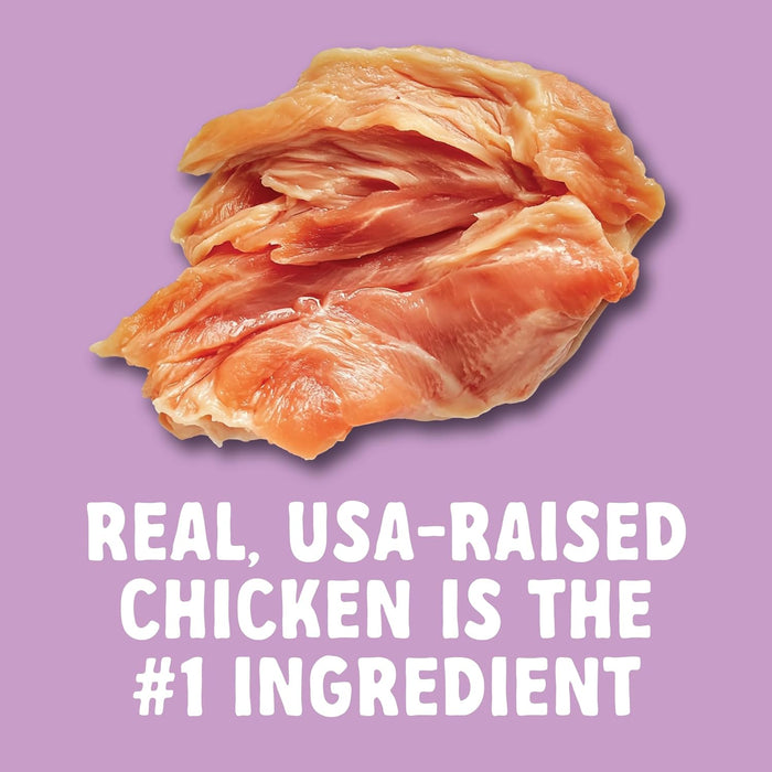 Disney Glad Wags Chicken Jerky Dog Treats – Real Chicken, Grain - Free, Healthy Soft Jerky Snacks, Made in USA - PH3Y - 8oz - 8