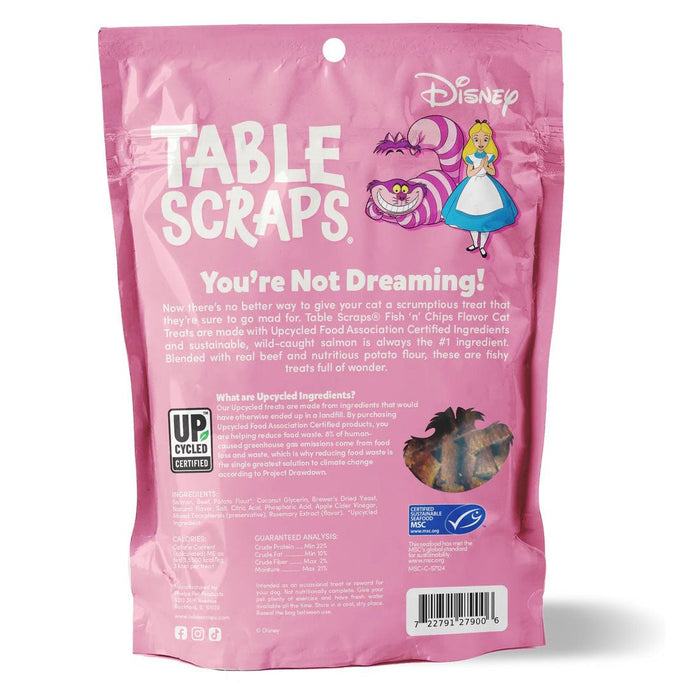 Disney Table Scraps Upcycled Cat Treats, 3 oz  Grain - Free, Natural, Made in USA - PH3H - Fish 'n' Chips - 3 oz - 2