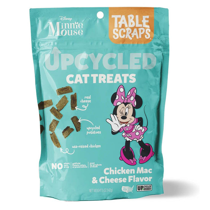 Disney Table Scraps Upcycled Cat Treats, 3 oz  Grain - Free, Natural, Made in USA - PH3J - Chicken Mac & Cheese - 3 oz - 8
