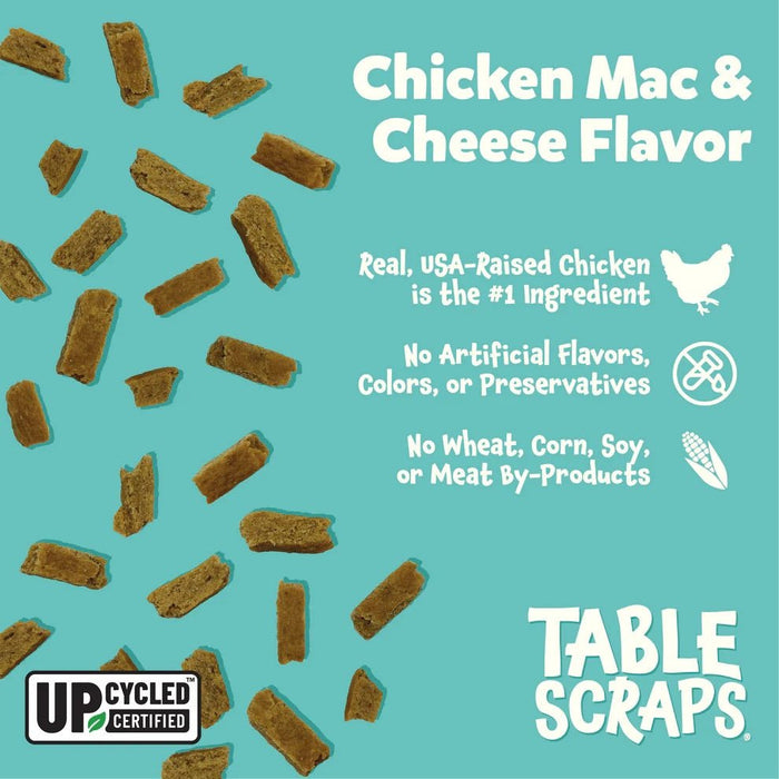 Disney Table Scraps Upcycled Cat Treats, 3 oz  Grain - Free, Natural, Made in USA - PH3J - Chicken Mac & Cheese - 3 oz - 10
