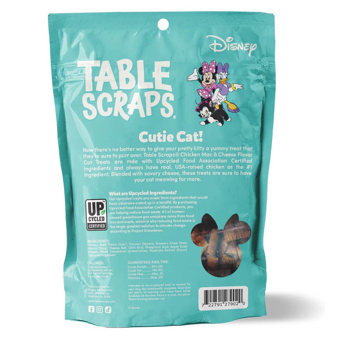 Disney Table Scraps Upcycled Cat Treats, 3 oz  Grain - Free, Natural, Made in USA - PH3J - Chicken Mac & Cheese - 3 oz - 9