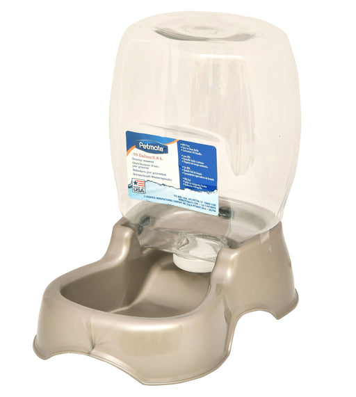 Petmate Pet Cafe Waterer, 96 oz - Pearl Tan  