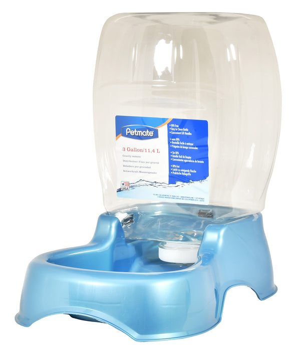 Petmate 3 Gallon Pet Cafe Waterer - Pearl Blue  