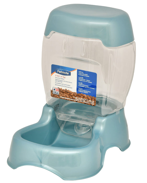 Petmate 3 lb Pet Cafe Feeder - Pearl Blue  