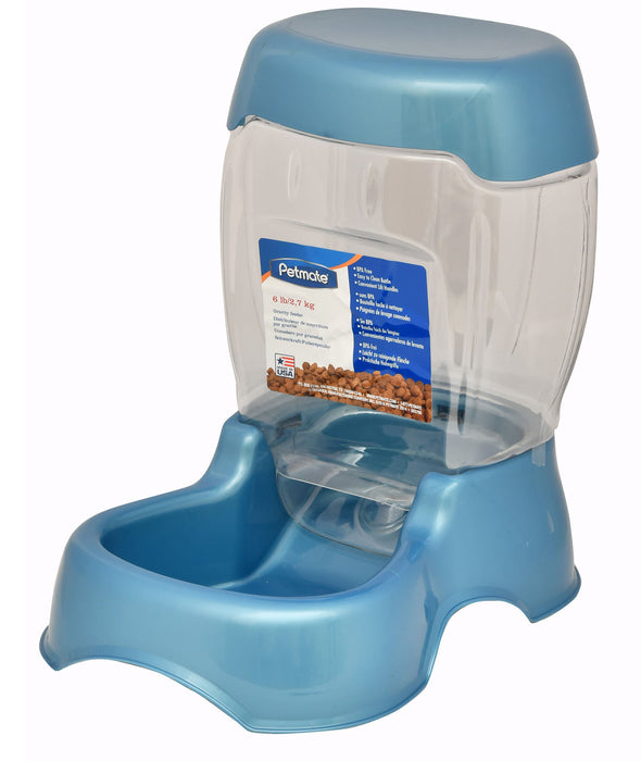 Petmate 6 lb Pet Cafe Feeder - Pearl Blue  