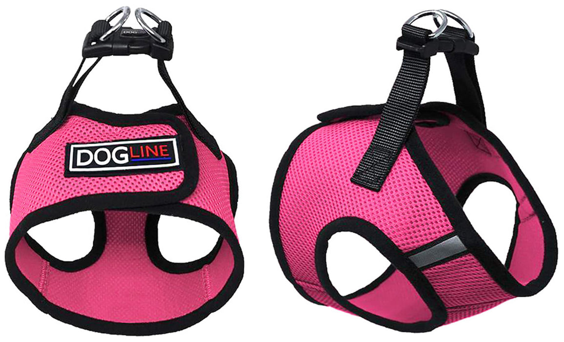 Boston Mesh Dog Harness, XXX-Large - Hot Pink  