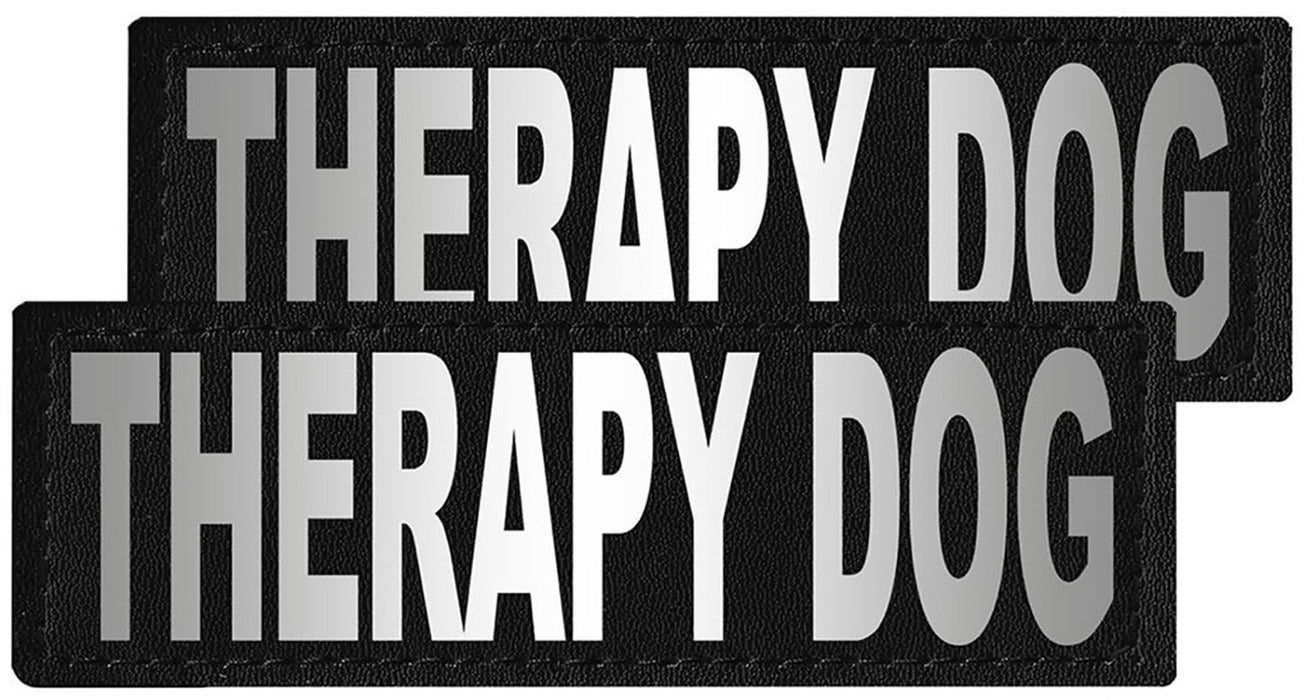 Reflective "Therapy Dog" Patches, Set of 2 - C  