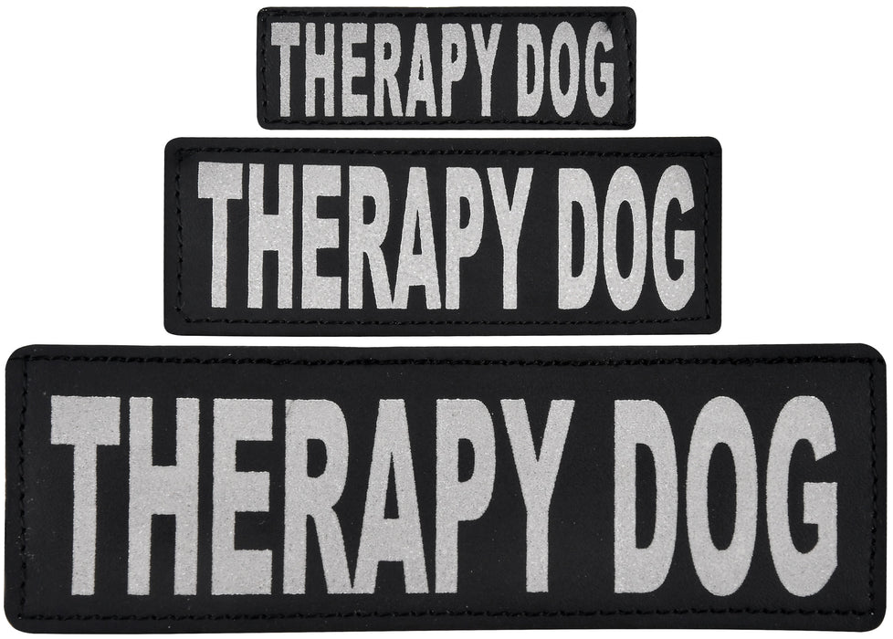 Reflective "Therapy Dog" Patches, Set of 2 - C  